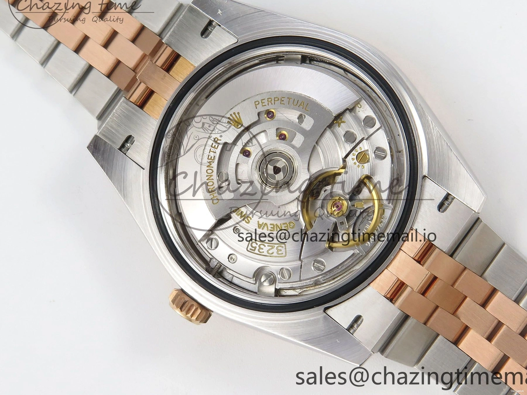 (Weighted) ARF Jubilee RG Best SH3235 SS 126331 Edition 1:1 Dial 41 RG Diaomonds DateJust on Bracelet 0522